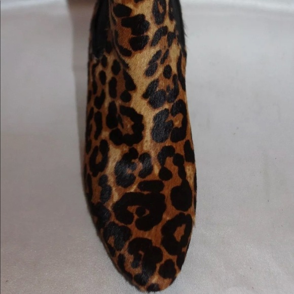 Like New Ralph Lauren leopard hair calf ankle stiletto boot - Picture 4 of 10